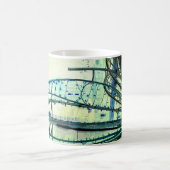 Blaue Kurven Kaffeetasse (Mittel)