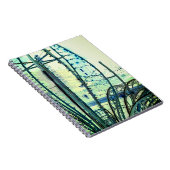 Blaue Kurven Notizblock (Rechte Seite)