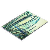 Blaue Kurven Notizblock (Linke Seite)