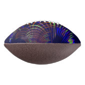 Blaue Kurven von Korallen bis Grünfarbe Football (Gedreht 90)