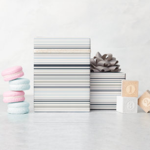 Blaue Küstenstreifen Geschenkpapier
