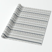 Blaue Küstenstreifen Geschenkpapier (Ungerollt)