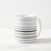 Blaue Küstenstreifen Kaffeetasse (VorderseiteRechts)