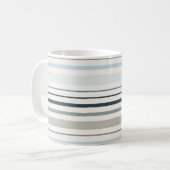 Blaue Küstenstreifen Kaffeetasse (Vorderseite Links)