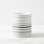 Blaue Küstenstreifen Kaffeetasse (Mittel)