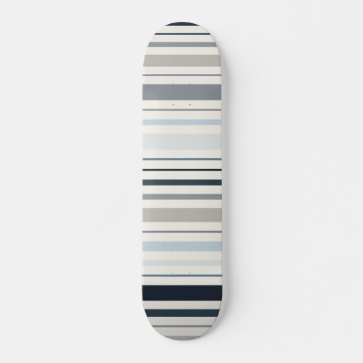 Blaue Küstenstreifen Skateboard (Vorne)
