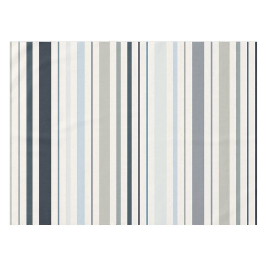 Blaue Küstenstreifen Tischdecke (Vorderseite (Horizontal))