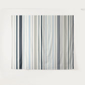 Blaue Küstenstreifen Wandteppich (Vorderseite (Horizontal))