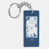 Blaue Küstenwache Schlüsselanhänger (Vorderseite links)