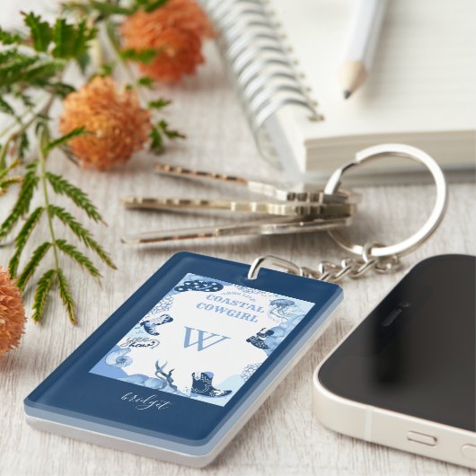 Blaue Küstenwache Schlüsselanhänger (Vorderseite rechts)