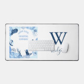 Blaue Küstenwache Schreibtischunterlage (Tastatur & Maus)