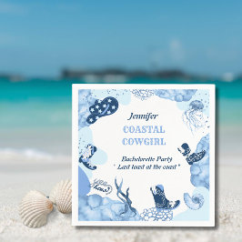 Blaue Küstenwache Serviette