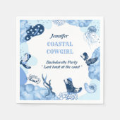 Blaue Küstenwache Serviette (Vorderseite)