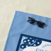 Blaue Küstenwache Strandtuch (Beispiel)