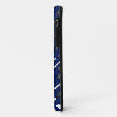 Blaue Lacrosse Sticks Case-Mate iPhone Hülle (Hinten/Links)