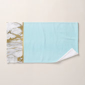 BLAUE LAGOON MARBLE GOLD BADEZIMMER TOWEL SET (Handtuch)