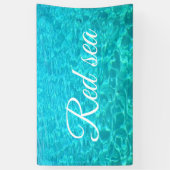 Blaue Lagune Banner (Vertikal)