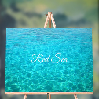 Blaue Lagune im Roten Meer Acrylschild
