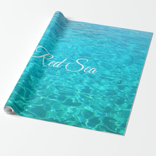 Blaue Lagune im Roten Meer Geschenkpapier (Ungerollt)