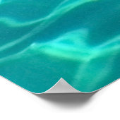 Blaue Lagune im Roten Meer Poster (Ecke)