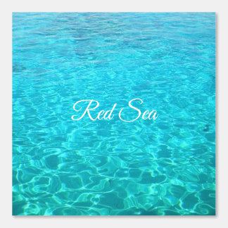 Blaue Lagune im Roten Meer Tapete