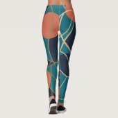 Blaue Lagune Leggings (Rückseite)
