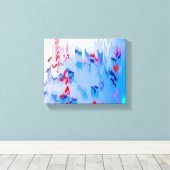 Blaue Lagune Leinwanddruck (Insitu (Holzboden))