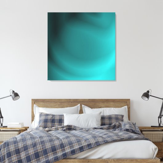 Blaue Lagune Leinwanddruck (Insitu (Schlafzimmer))