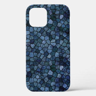 Blaue Lagune Mitternacht Pflasterstein Patchwork T Case-Mate iPhone Hülle
