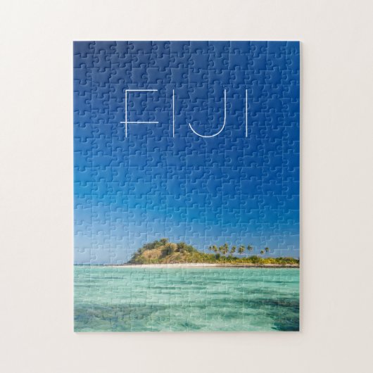 Blaue Lagune-Seelandschaft, Fidschi Puzzle (Vertikal)