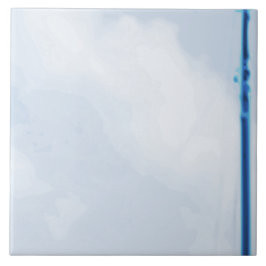 Blaue ländliche Boots-Szene Fliesen-Wanddelfts - Fliese