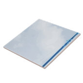 Blaue ländliche Boots-Szene Fliesen-Wanddelfts - Fliese (Seite)