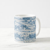 Blaue Landschaft Kaffeetasse (VorderseiteRechts)