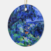 Blaue Landschaft von Paul Cezanne Keramik Ornament (Links)
