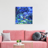 Blaue Landschaft von Paul Cezanne Leinwanddruck (Insitu (Wohnzimmer))