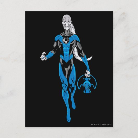 Blaue Lantern 4 Postkarte (Vorderseite)