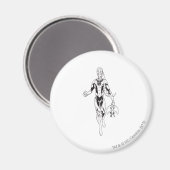 Blaue Lantern 6 Magnet (Vorderseite/Rückseite)