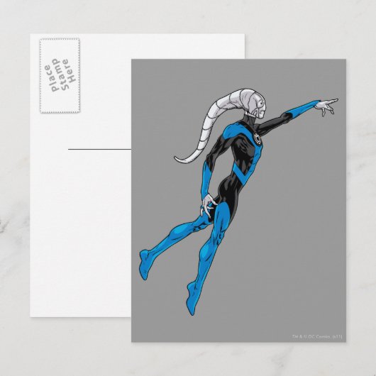 Blaue Laterne 10 Postkarte (Vorne/Hinten)