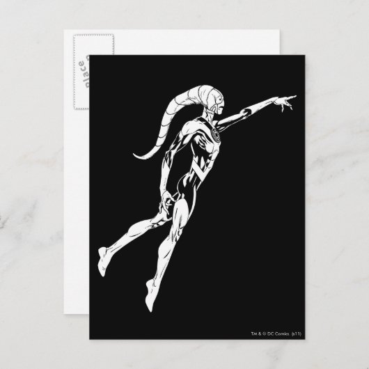 Blaue Laterne 11 Postkarte (Vorne/Hinten)