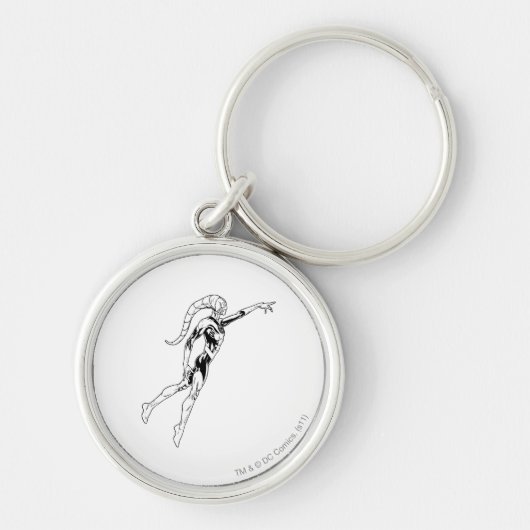 Blaue Laterne 11 Schlüsselanhänger (Vorne)