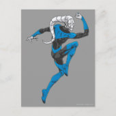 Blaue Laterne 1 Postkarte (Vorderseite)