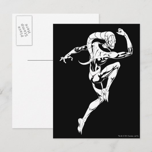 Blaue Laterne 3 Postkarte (Vorne/Hinten)