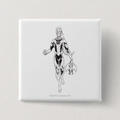 Blaue Laterne 6 Button (Vorderseite)