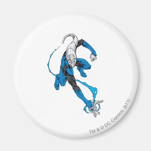Blaue Laterne 7 Magnet (Vorne)