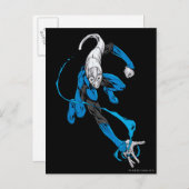 Blaue Laterne 7 Postkarte (Vorne/Hinten)