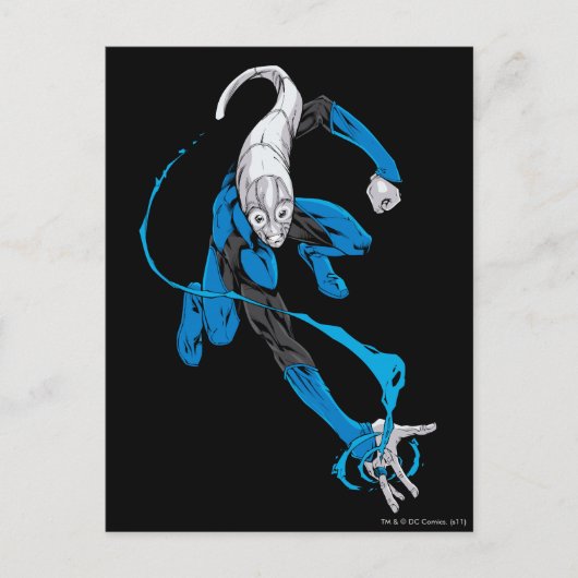 Blaue Laterne 7 Postkarte (Vorderseite)