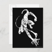 Blaue Laterne 9 Postkarte (Vorne/Hinten)