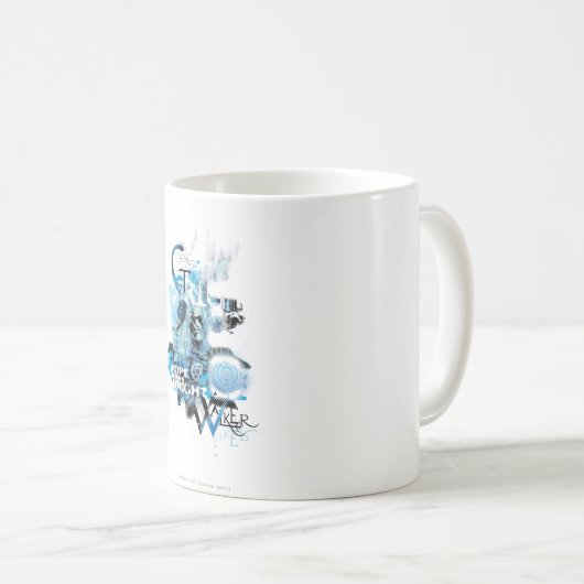 Blaue Laterne Grafik 1 Kaffeetasse (VorderseiteRechts)