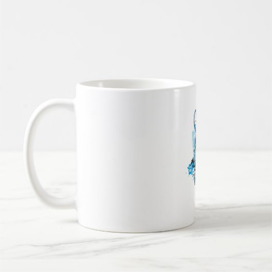 Blaue Laterne Grafik 1 Kaffeetasse (Links)