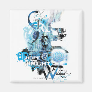 Blaue Laternen-Grafik 1 Magnet